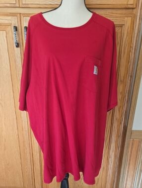 Carhartt Force Solid Red Pocket Tee XXXXL